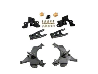 Belltech Lowering Kit; 2-Inch Front / 4-Inch Rear (92-98 C1500 Regular Cab, Excluding 454 SS)