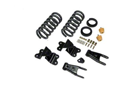 Belltech Lowering Kit; 2 or 3-Inch Front / 4-Inch Rear (88-98 C1500 Regular Cab, Excluding 454 SS)