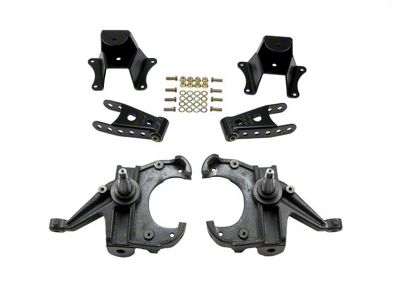 Belltech Lowering Kit; 3-Inch Front / 4-Inch Rear (73-87 C10, C15 w/ 1.25-Inch Thick Front Rotors)