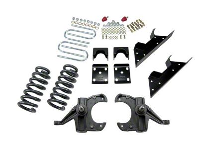 Belltech Lowering Kit; 4-Inch Front / 6-Inch Rear (73-87 C10, C15 w/ 1.25-Inch Thick Front Rotors)