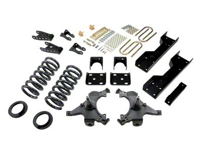 Belltech Lowering Kit; 4 or 5-Inch Front / 6-Inch Rear (88-98 C1500 Extended Cab)