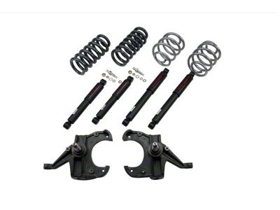 Belltech Lowering Kit with Nitro Drop II Shocks; 4-Inch Front / 5-Inch Rear (71-72 C10)