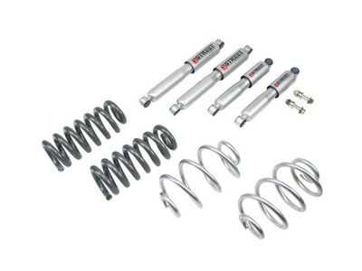 Belltech Lowering Kit with Street Performance Shocks; 1-Inch Front / 2-Inch Rear (63-70 C10 w/ 71-72 Disc Brakes; 71-72 C10)