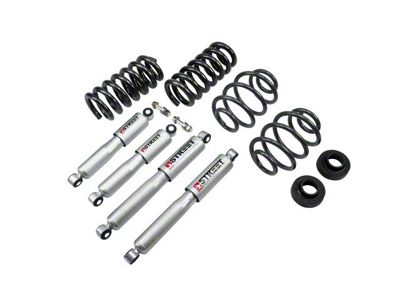 Belltech Lowering Kit with Street Performance Shocks; 2-Inch Front / 3 or 4-Inch Rear (63-72 C10)
