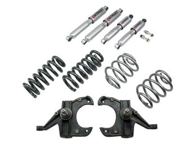 Belltech Lowering Kit with Street Performance Shocks; 4-Inch Front / 5-Inch Rear (63-70 C10 w/ 71-72 Disc Brakes; 71-72 C10)