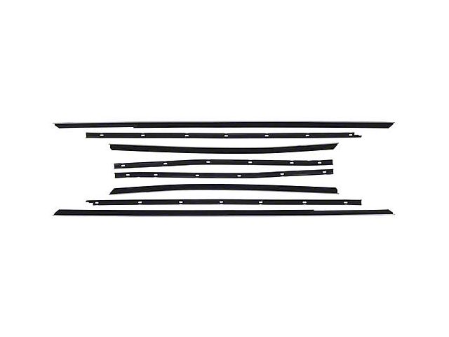 Belt Weatherstrip Kit/ 8 Pcs/ 67 Ford 2dr Fastback