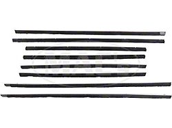 Belt Weatherstrip Kit - Doors & Rear Quarter Windows - 8 Pieces (60-65 Comet; 60-65 Falcon; 61-63 Falcon Sedan Delivery)