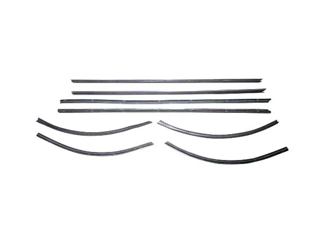 68-9 Belt W/ Chrome Strip Kit 8pc Fastback