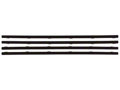Belt Weatherstrip Kit - Door Windows - 4 Pieces - Ranchero (64-65 Falcon; 64-65 Falcon Sedan Delivery)
