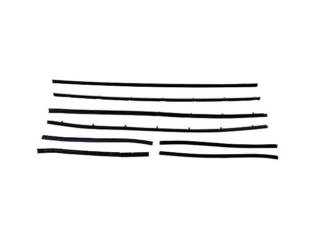 Belt Weatherstrip Kit / 8pc / 66-7 Fairlane