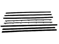 Belt Weatherstrip Kit - Doors & Rear Quarter Windows - 8 Pieces - 2-Door Sedan (64-65 Comet; 64-65 Falcon; 64-65 Falcon Sedan Delivery)