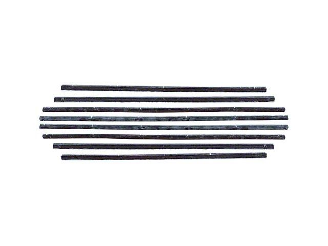 Belt Weatherstrip Kit - Doors & Rear Quarter Windows - 8 Pieces - Falcon & Comet 2-Door Sedan