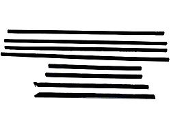 Belt Weatherstrip Kit - Doors & Rear Quarter Windows - 8 Pieces - Falcon & Comet Convertible