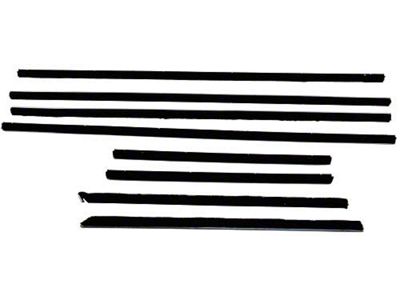 Belt Weatherstrip Kit - Doors & Rear Quarter Windows - 8 Pieces - Convertible (63-65 Comet; 63-65 Falcon; 63-65 Falcon Sedan Delivery)