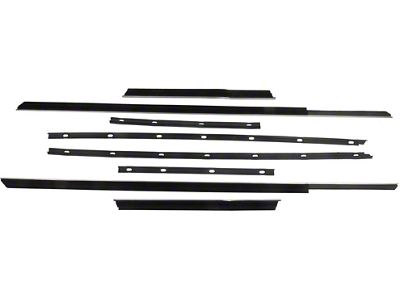 Belt Weatherstrip Kit/ 8pcs/ Galaxie Conv B/s 76a (Convertible)