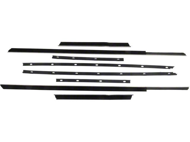 Belt Weatherstrip Kit/ 8pcs/ Galaxie Conv B/s 76a (Convertible)