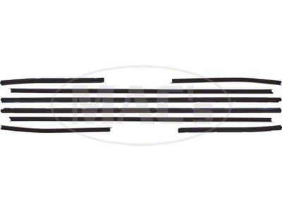 Belt Weatherstrip Kit/ 8pcs/ Galaxie Convertible