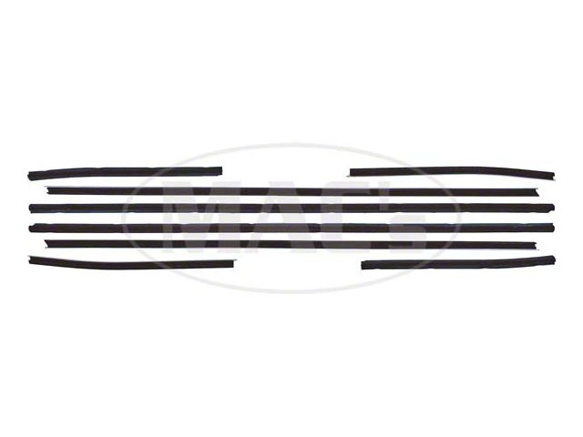 Belt Weatherstrip Kit/ 8pcs/ Galaxie Convertible