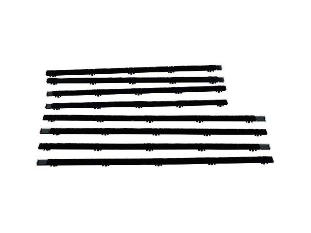 Belt Weatherstrip Kit - Front & Rear Doors - 8 Pieces - 4 Door Sedan