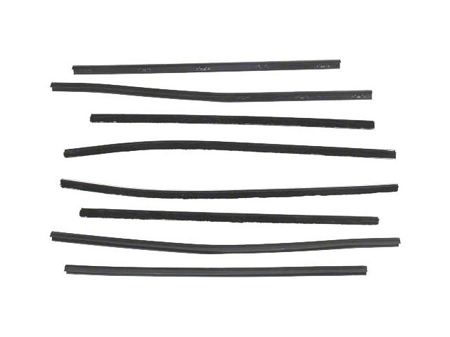 Belt Weatherstrip Kit/ 8 Pcs/ Fairlane & Comet