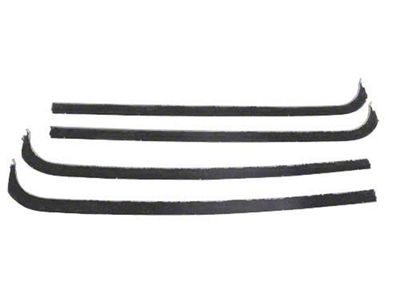 Belt Weatherstrip Kit - With 2 Inner & 2 Outer Window Fuzzies
