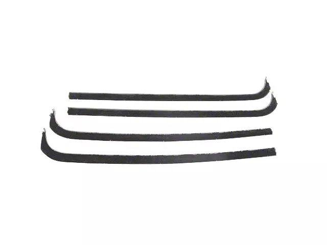 Belt Weatherstrip Kit - With 2 Inner & 2 Outer Window Fuzzies