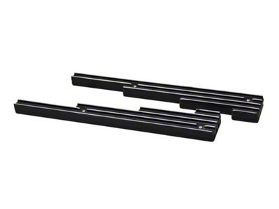 Billet Aluminum 9.5 MM Wire Loom Set, Finned, Black