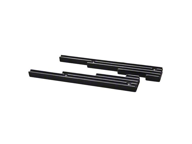 Billet Aluminum 9.5 MM Wire Loom Set, Finned, Black