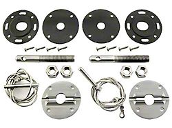 Hood Pin Kit/ Aftermarket/ Billet Aluminum (60-70 Falcon)