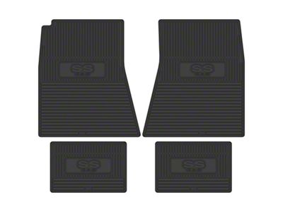 Chevelle SS Floor Mat, 396 Vinyl Black 1968-1972