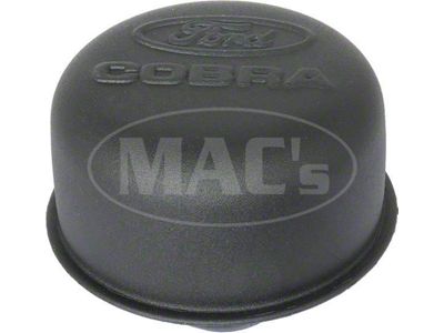 Black Crinkle Cobra Logo Push-in Air Breather Cap