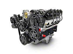 BluePrint Engines ProSeries LS BPE Block 376 C.I. 530 HP Deluxe Dressed Fuel Injected Crate Engine with Controller and Black Pulley Kit