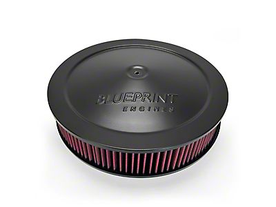 Edelbrock 1203 Pro-Flo Black 10-Inch Round Air Cleaner – With 2 Paper Elements