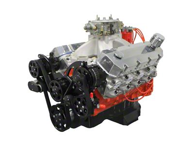 BluePrint Engines ProSeries Big Block Chevy 598 C.I. 741 HP Deluxe Dressed Carbureted Crate Engine with Big Pulley Kit