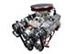BluePrint Engines Small Block Chevy 327 C.I. 350 HP Deluxe Dressed Carbureted Crate Engine with Polished Pulley Kit