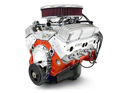 BluePrint Engines Small Block Chevy 383 C.I. 436 HP Deluxe Dressed Fuel Injected Low Profile Crate Engine