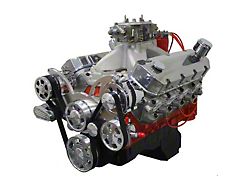 BluePrint Engines ProSeries Big Block Chevy 598 C.I. 741 HP Deluxe Dressed Carbureted Crate Engine with Polished Pulley Kit