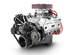 BluePrint Engines Small Block Chevy 350 C.I. 341 HP Deluxe Dressed Fuel Injected Crate Engine with Black Pulley Kit