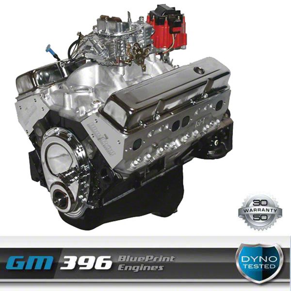 BluePrint Crate Engine SBC 396 491 HP Dressed Model BP3961CTC