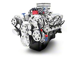 BluePrint Engines Small Block Ford 302 C.I. 361 HP Deluxe Dressed Fuel Injected Crate Engine with Polished Pulley Kit