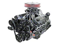 BluePrint Engines Blackout Reaper Edition Builder Series Big Block Chevy ProSeries 632 C.I. 815 HP Carbureted Crate Engine and 4L80E Automatic Transmission with Black Pulley Kit