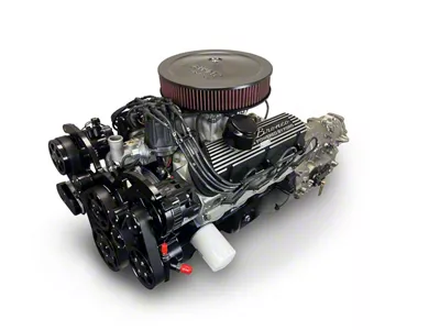 BluePrint Engines Bronco Edition Builder Series Small Block Ford 302 C.I. 365 HP Fuel Injected Crate Engine and 4R70W Automatic Transmission with Black Pulley Kit