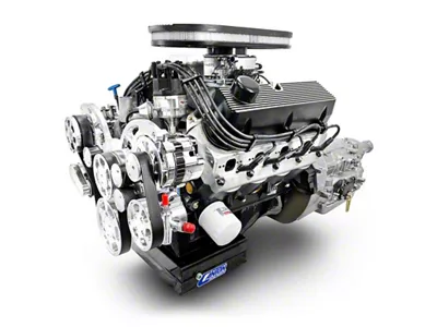 BluePrint Engines Cobra Edition Builder Series Small Block Ford 427 C.I. 541 HP Fuel Injected Crate Engine and 4R70W Automatic Transmission with Polished Pulley Kit