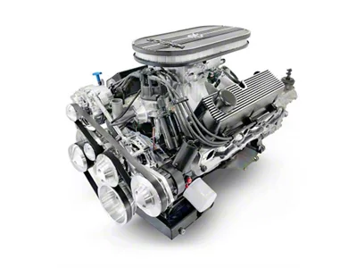 BluePrint Engines Cobra Edition Builder Series Small Block Ford 427 C.I. 541 HP Fuel Injected Crate Engine and TKX Manual Transmission with Polished Pulley Kit