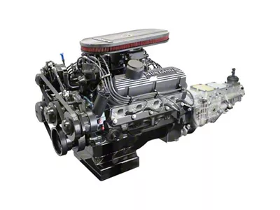 BluePrint Engines Mustang Edition Builder Series Small Block Ford 347 C.I. 415 HP Fuel Injected Crate Engine and TKX Manual Transmission with Black Pulley Kit