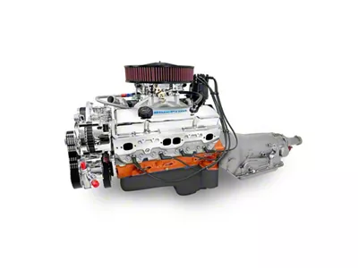 BluePrint Engines Standard Edition Builder Series Small Block Chevy ProSeries 427 C.I. 540 HP Fuel Injected Crate Engine and 700R4 Automatic Transmission with Polished Pulley Kit