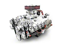 BluePrint Engines Standard Edition Builder Series Big Block Chevy 598 C.I. 741 HP Carbureted Crate Engine and 4L80E Automatic Transmission with Polished Pulley Kit 