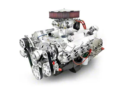 BluePrint Engines Standard Edition Builder Series Big Block Chevy ProSeries 632 C.I. 815 HP Carbureted Crate Engine and 4L80E Automatic Transmission with Polished Pulley Kit