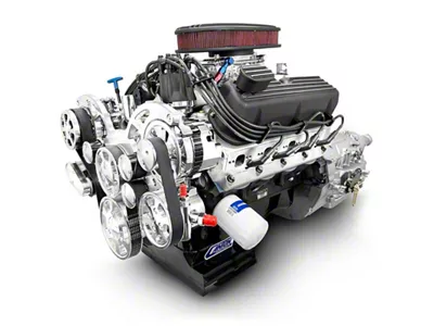 BluePrint Engines Standard Edition Builder Series Small Block Ford 347 C.I. 415 HP Fuel Injected Crate Engine and TKX Manual Transmission with Polished Pulley Kit