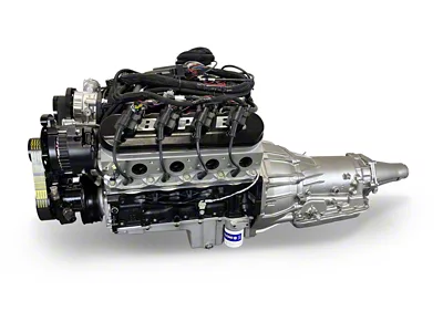 BluePrint Engines Standard Edition Builder Series LS 427 C.I. 605 HP Holley Terminator X EFI System Crate Engine and 4L65/70E Automatic Transmission with Black Pulley Kit